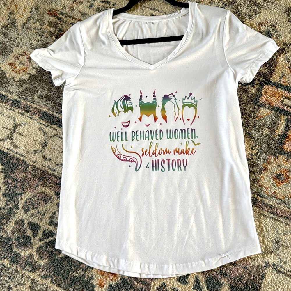 V-neck Tee, brand new custom made